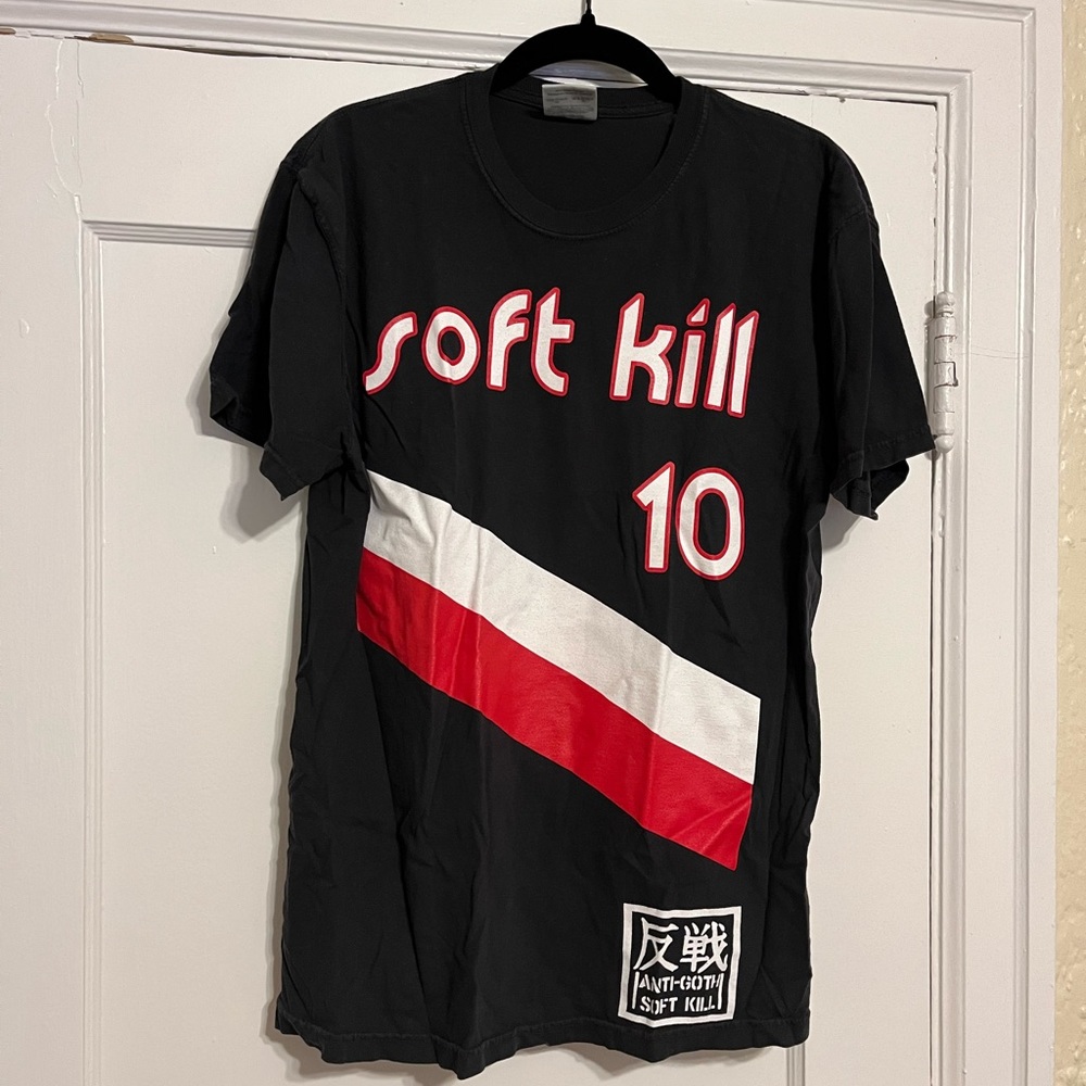 Soft Kill r.I.p. city band shirt Blazers-like design